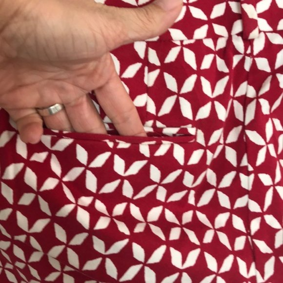 LOFT Pinwheel Julie Skinny Pant - Size 0 - Picture 6 of 10